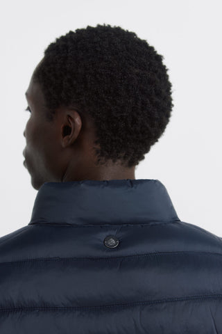 Padded Vest with Water-Repellent Fabric