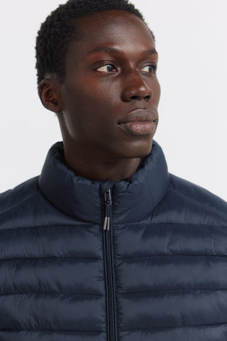 Padded Vest with Water-Repellent Fabric