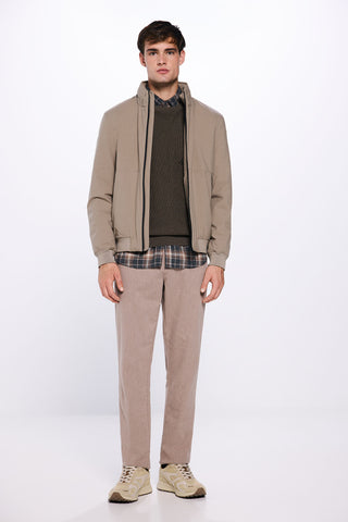 Chaqueta Acolchada Cuello Alto