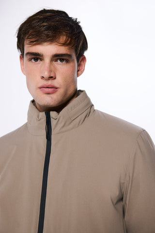 Chaqueta Acolchada Cuello Alto