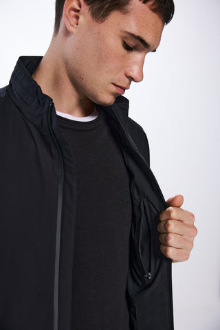 Chaqueta con Zipper Repelente al Agua