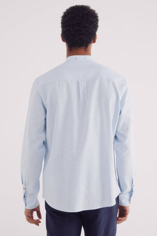 Camisa Manga Larga Cuello Mao