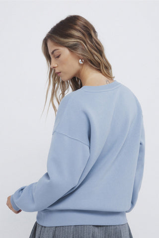 Sudadera Cuello Redondo con Gráfico