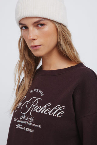 Sudadera Cuello Redondo con Gráfico