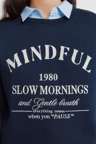 3.T.A.Sudadera Mindfull Navy.