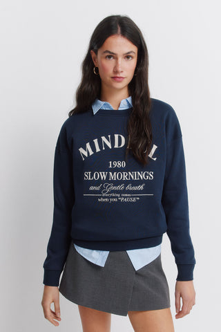 3.T.A.Sudadera Mindfull Navy.