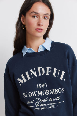 3.T.A.Sudadera Mindfull Navy.