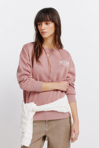 5.M.T.Sudadera Texas Rosa.