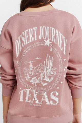 5.M.T.Sudadera Texas Rosa.