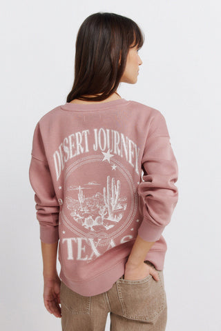 5.M.T.Sudadera Texas Rosa.