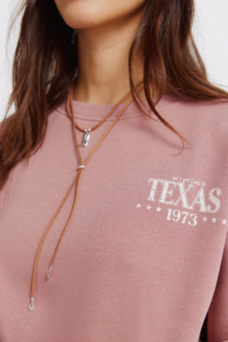 5.M.T.Sudadera Texas Rosa.