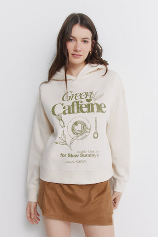 Sudadera con Capucha y Gráfico Delantero