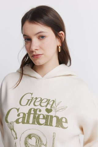 Sudadera con Capucha y Gráfico Delantero
