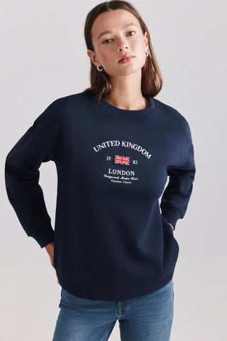 4.T.A.Sudadera Uk Marino.