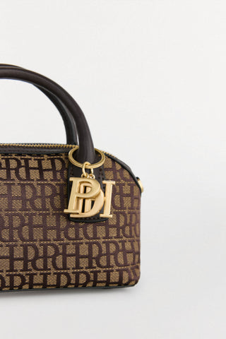 Bolso Pequeño con Logo y Detalle Llavero