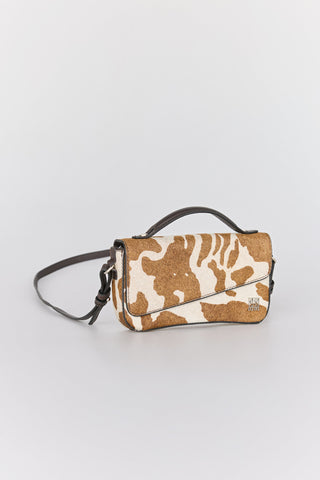 Bolso Bandolera con Estampado Animal Print
