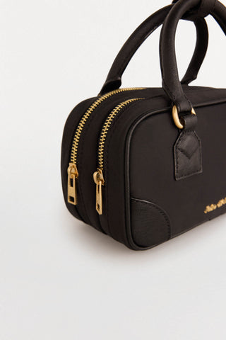 Bolso Bandolera de Nylon con Logo