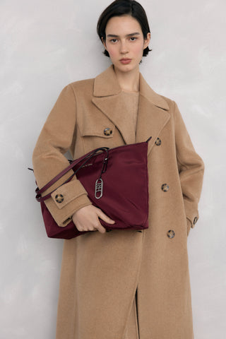 Bolso Shopper de Nylon con Cremallera