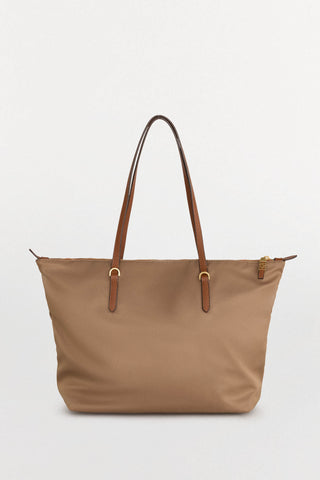 Bolso Shopper de Nylon con Cremallera
