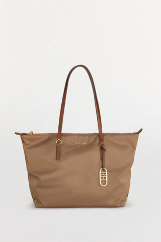 Bolso Shopper de Nylon con Cremallera