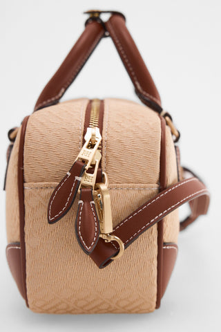 Bolso Rectangular Jacquard con Logo