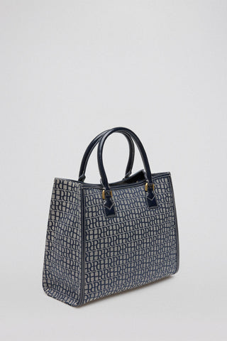 Bolso Shopper Estampado con Logo