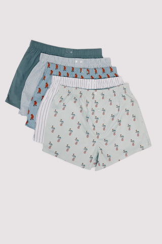 Paquete de 3 Bóxers con Estampado