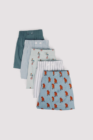 Paquete de 3 Bóxers con Estampado