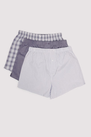 Paquete de 3 Bóxers con Estampado, Hombre