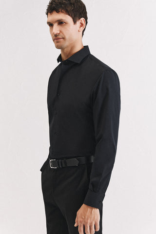 Camisa Manga Larga de Algodón