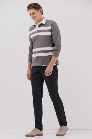 Pantalón Slim Fit Talle Medio con Bolsillos