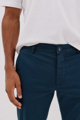 Pantalón Slim Fit con Bolsillos de Algodón