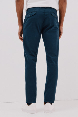 Pantalón Slim Fit con Bolsillos de Algodón