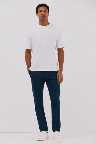 Pantalón Slim Fit con Bolsillos de Algodón