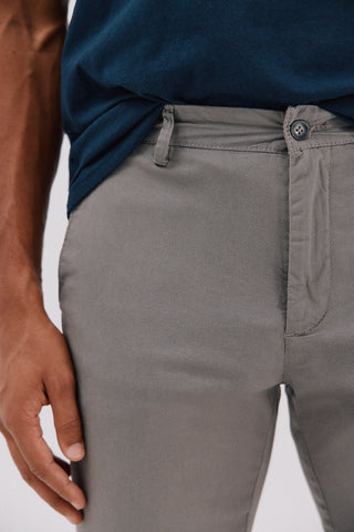 Pantalón Slim Fit con Bolsillos de Algodón