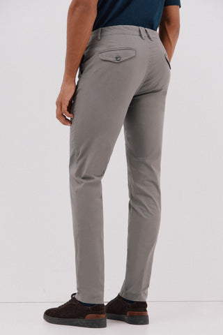 Pantalón Slim Fit con Bolsillos de Algodón