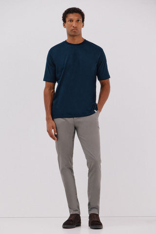 Pantalón Slim Fit con Bolsillos de Algodón