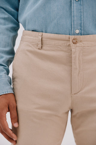 Pantalón Slim Fit con Bolsillos de Algodón