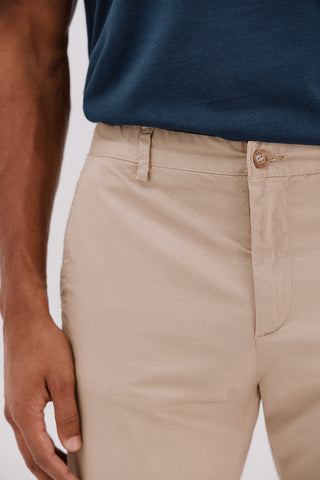 Pantalón Slim Fit con Bolsillos de Algodón