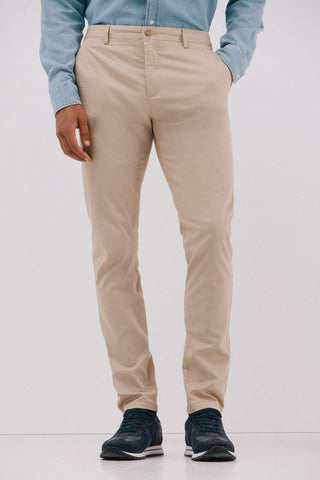 Pantalón Slim Fit con Bolsillos de Algodón