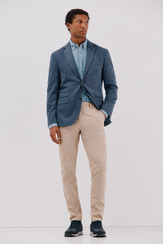 Pantalón Slim Fit con Bolsillos de Algodón