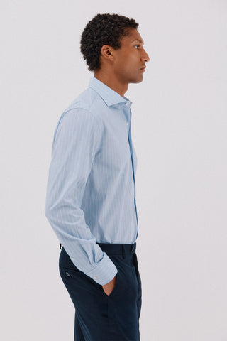 Camisa Manga Larga Estampado Rayas