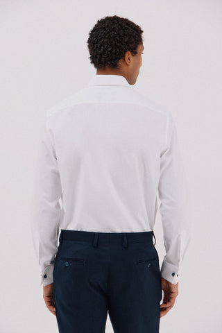 Camisa Manga Larga de Algodón