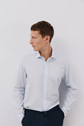 Camisa Manga Larga de Algodón
