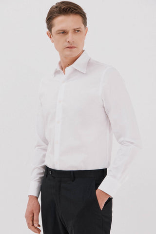 Camisa Manga Larga de Algodón