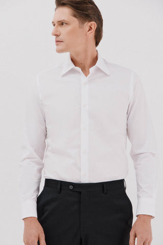 Camisa Manga Larga de Algodón