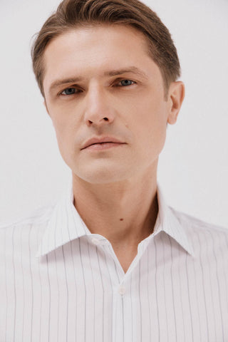 Camisa Manga Larga Estampado Rayas