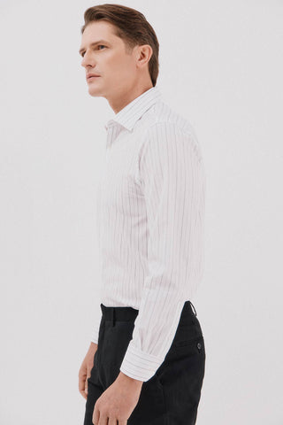 Camisa Manga Larga Estampado Rayas