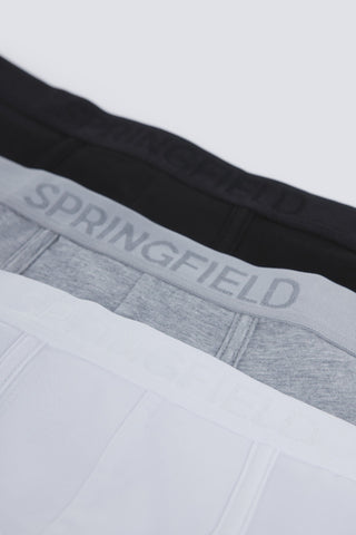 Paquete de 3 Bóxers con Cintura Elástica