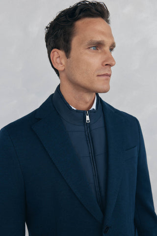 Blazer Regular Fit con Bolsillos Delanteros